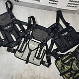 Нагрудна сумка OFFICIAL 0164 чорна, фото 10