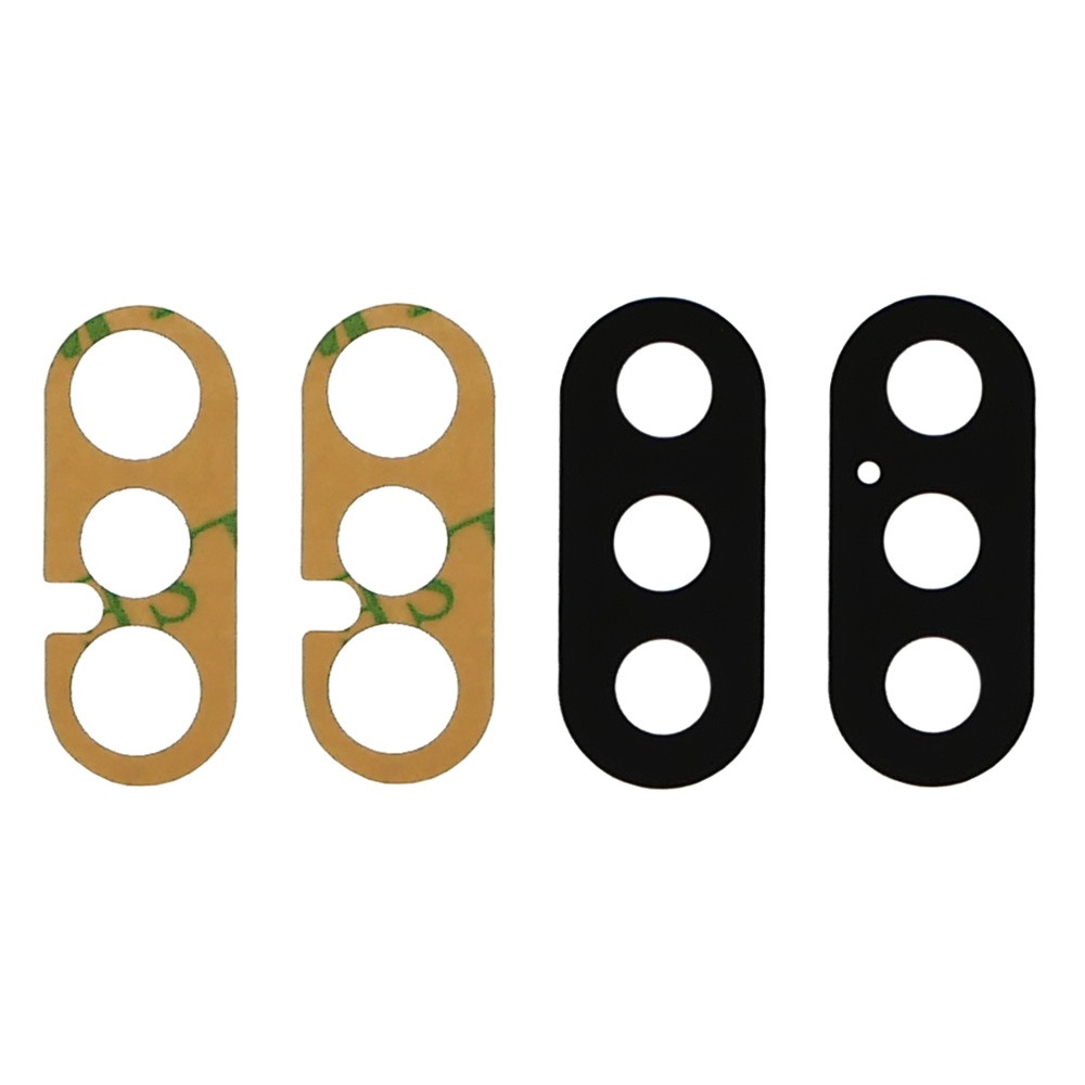 Скло камери для Apple iPhone X чорне, фото 1