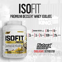Сироватковий ізолят Nutrex IsoFit 2310 г (70 порц.), фото 4