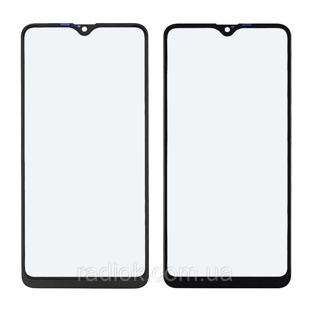 Скло тачскрину з OCA-плівкою для Samsung A207 Galaxy A20S (2019) чорне з олеофобним покриттям, загартоване, фото 1