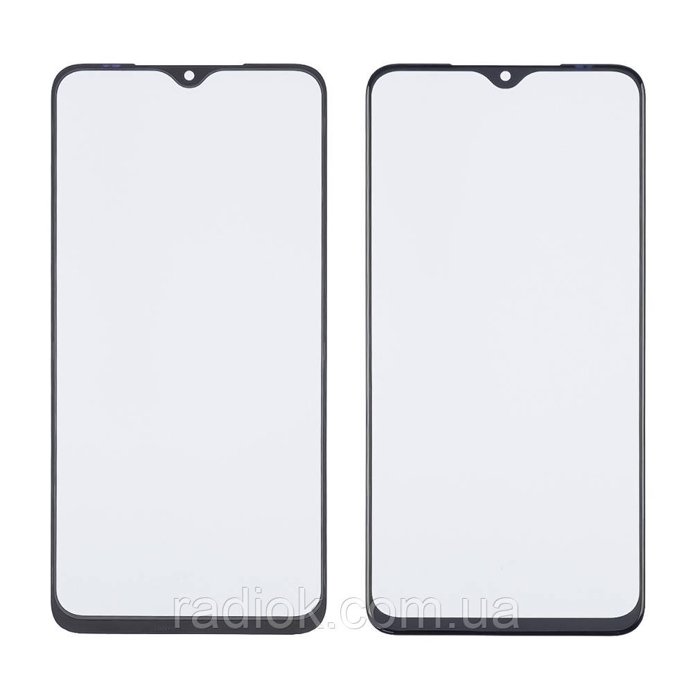 Скло тачскрину з OCA-плівкою для Xiaomi Redmi 9T/POCO M3 чорне з олеофобним покриттям, загартоване