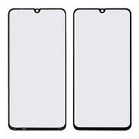 Скло тачскрину для Samsung A707 Galaxy A70S (2019) чорне з олеофобним покриттям, загартоване