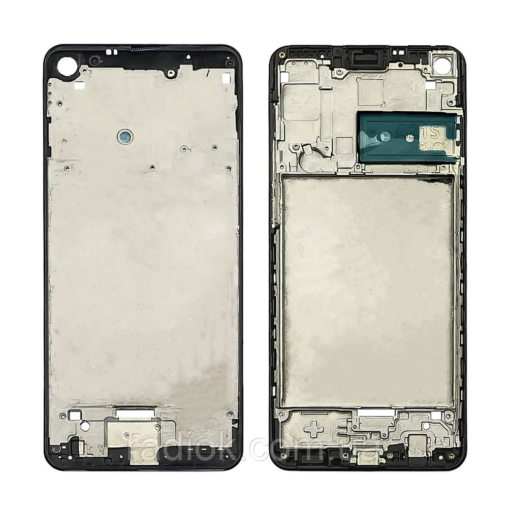 Дисплейна рамка для Samsung A217 Galaxy A21S чорна