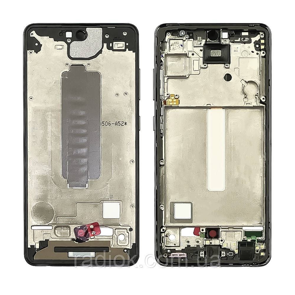 Дисплейна рамка для Samsung A525 Galaxy A52 (2021) 4G Awesome Black чорна