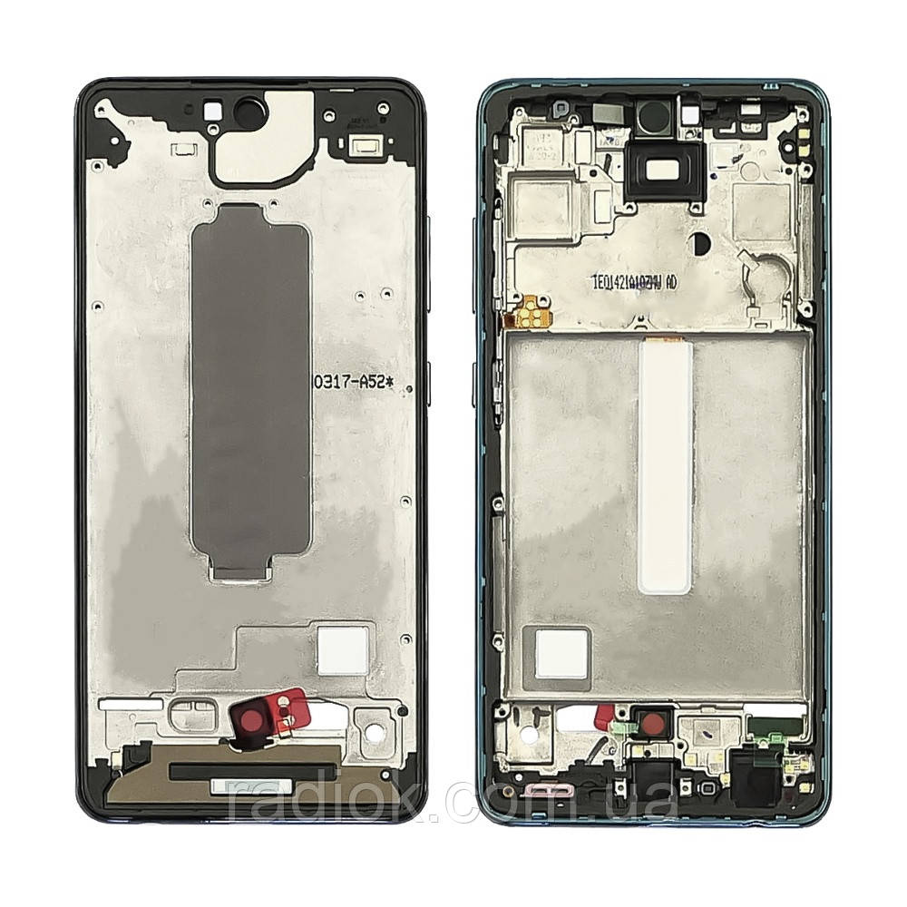 Дисплейна рамка для Samsung A525 Galaxy A52 (2021) 4G Awesome Blue блакитна