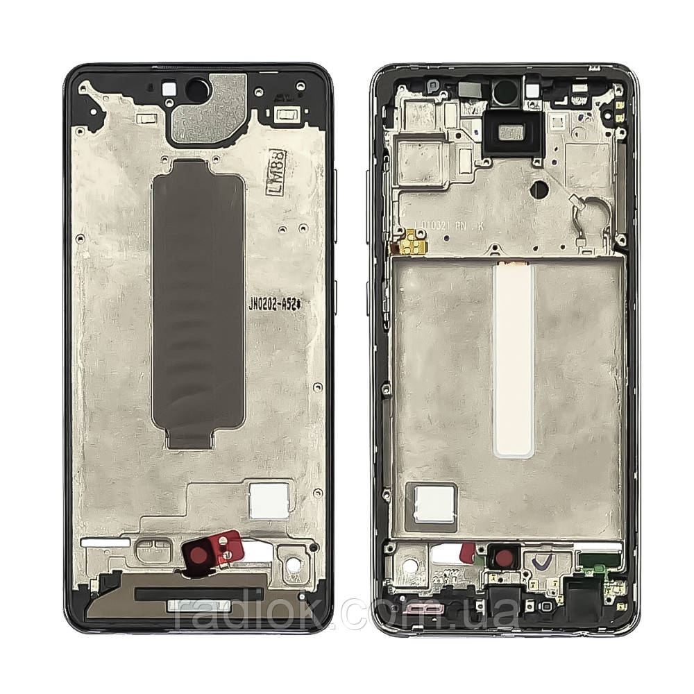 Дисплейна рамка для Samsung A525 Galaxy A52 (2021) 4G Awesome White срібляста