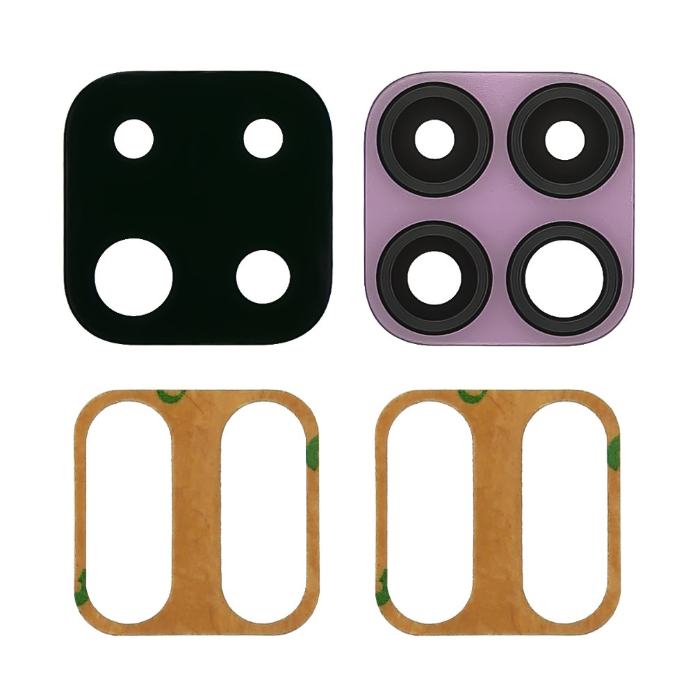 Скло камери для Huawei P40 Lite світло-рожеве, фото 1