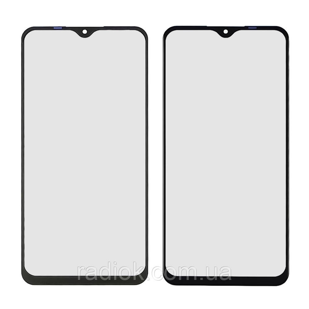 Скло тачскрину з OCA-плівкою для Xiaomi Redmi 9/9 Prime чорне з олеофобним покриттям, загартоване