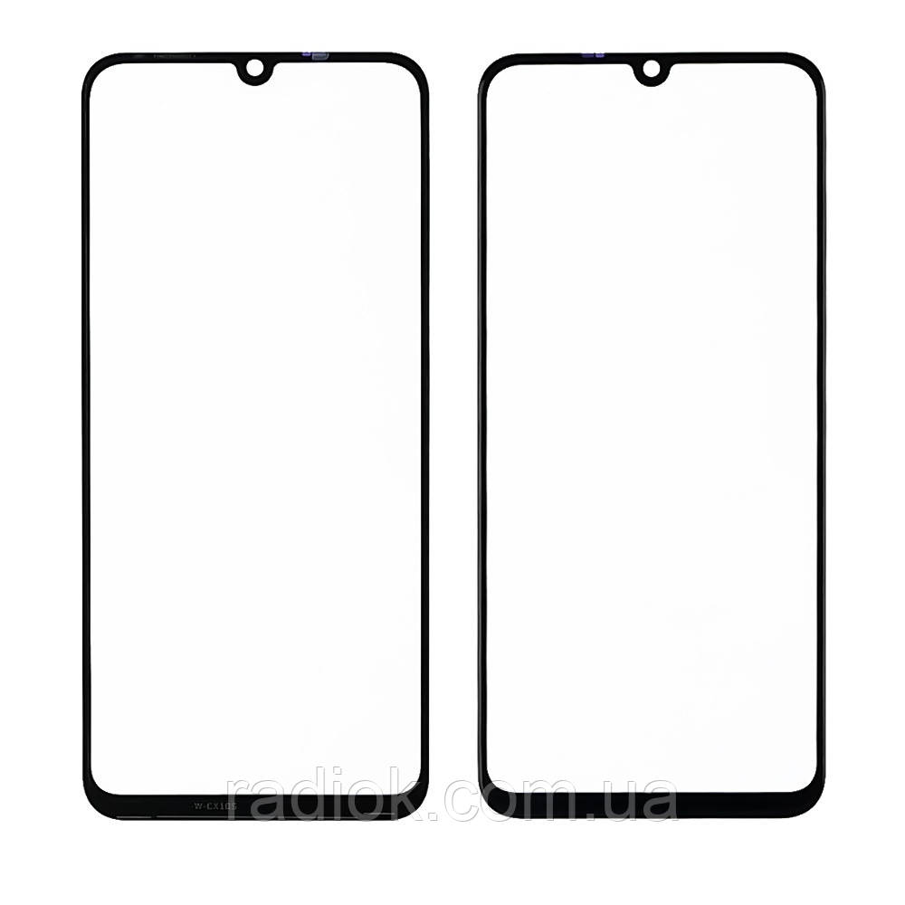 Скло тачскрину з OCA плівкою для Huawei Y8p (2020)/P Smart S (2020) чорне, фото 1