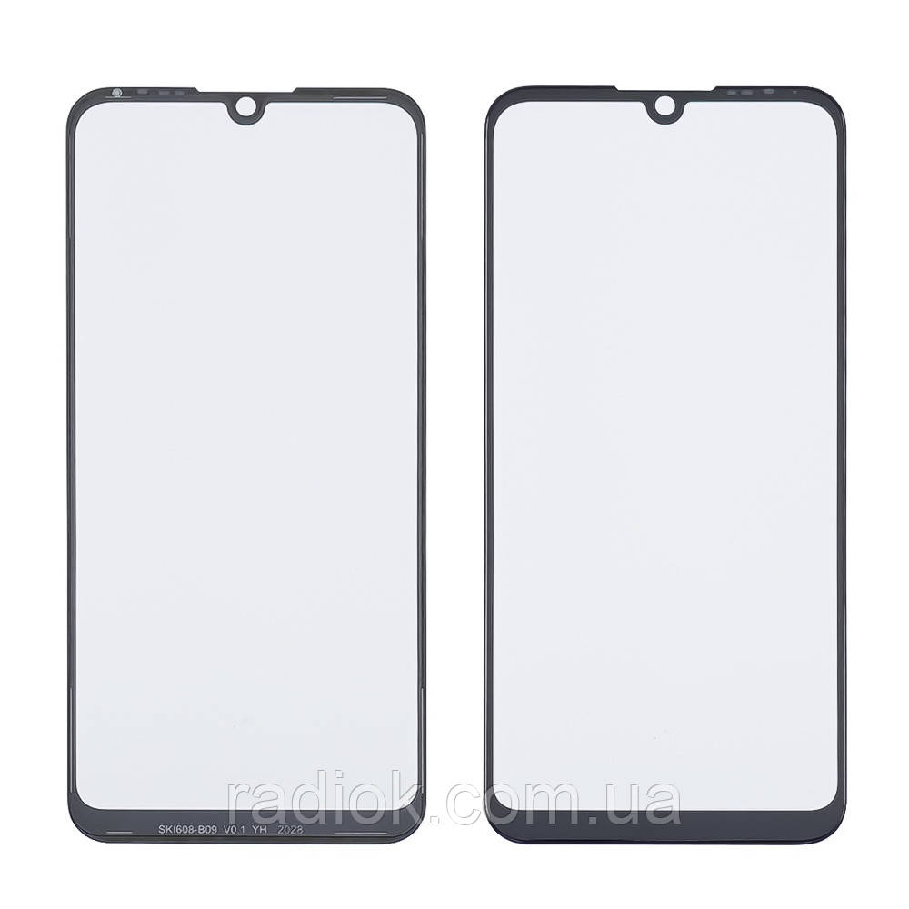 Скло тачскрина з OCA плівкою для ZTE Blade A7 2019/Blade A7 2020/Blade A5 2020 чорне з олеофобним