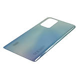 Заднє скло корпусу для Xiaomi Redmi Note 10 Pro (4G) Glacier Blue (світло-блакитне), фото 2