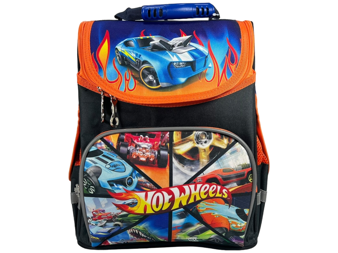 Шкільний рюкзак на два відділення з принтом Hot Wheels, 14 л