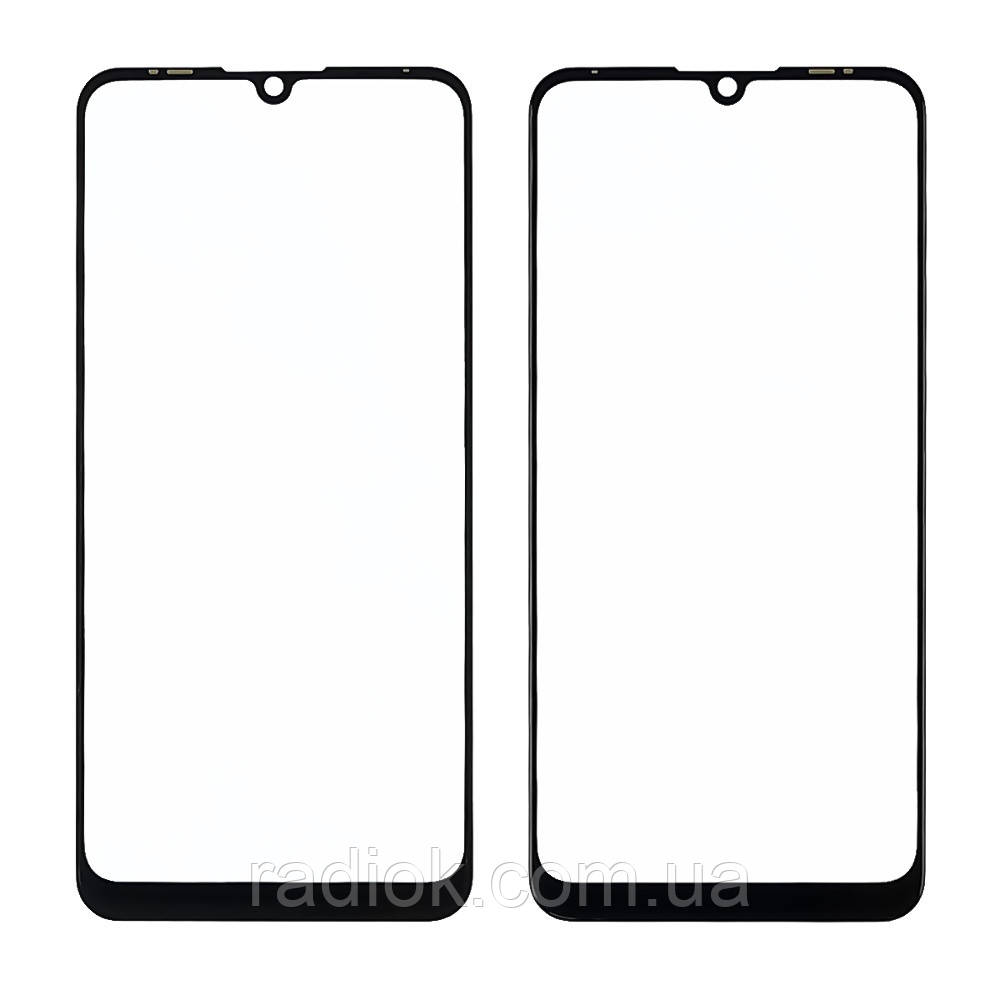 Скло тачскрину з OCA-плівкою для ZTE Blade V10 чорне з олеофобним покриттям, загартоване
