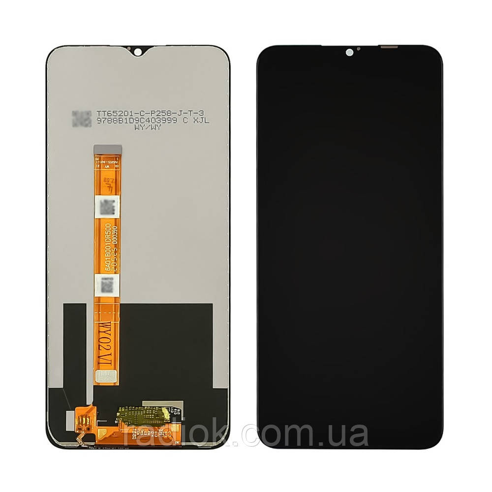 Дисплей для Oppo A55 (5G) з чорним тачскрином