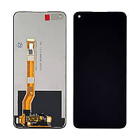 Дисплей для Oppo A76 з чорним тачскрином