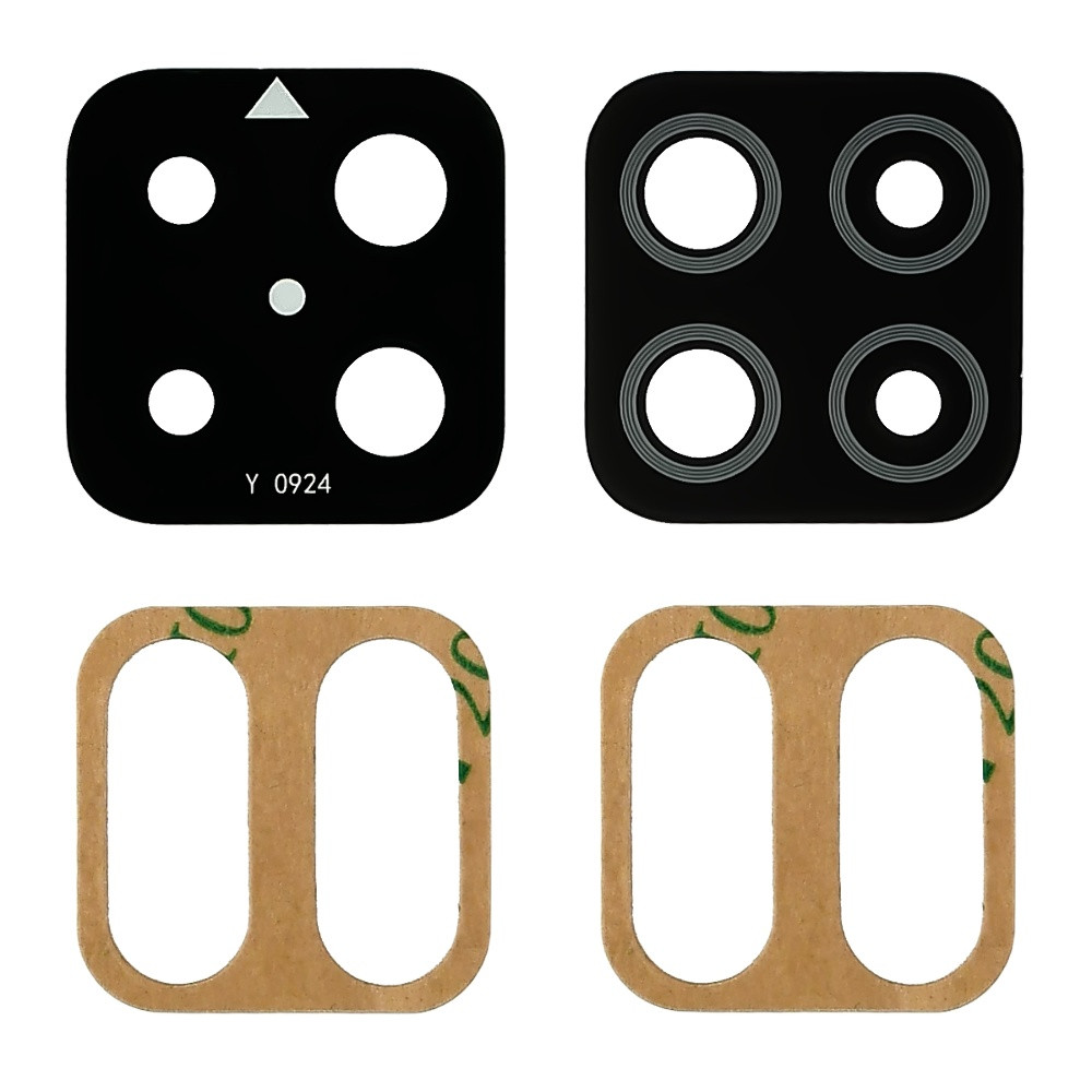 Скло камери для Samsung A225 Galaxy A22 (2021) 4G чорне, фото 1