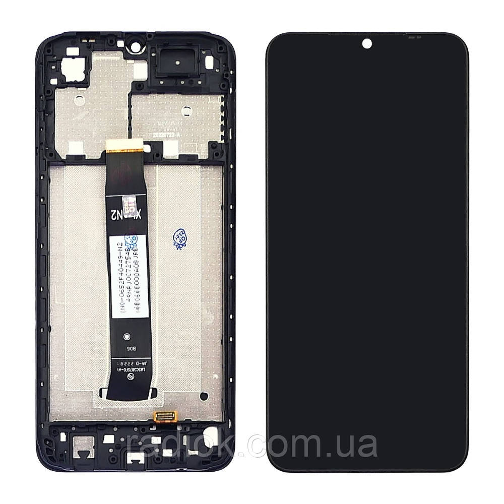 Дисплей для Xiaomi Redmi A1 з чорним тачскрином і корпусною рамкою