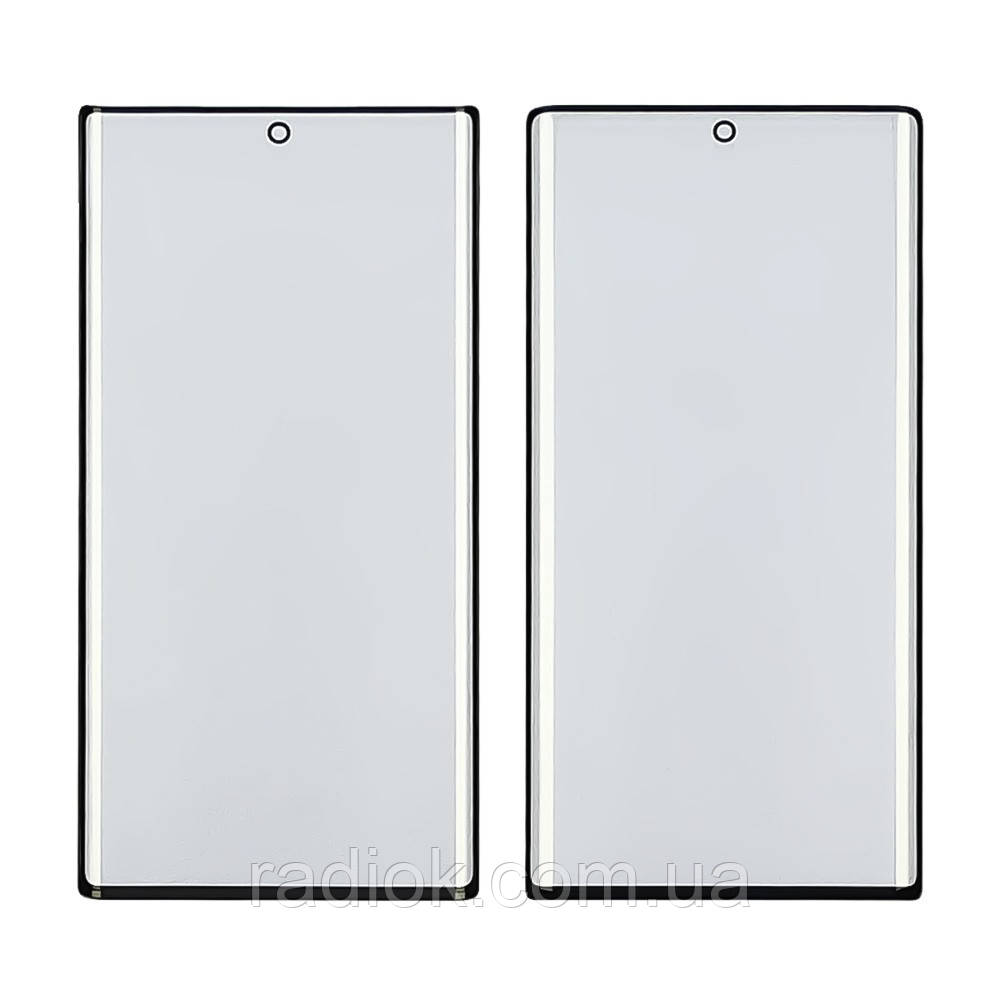 Скло тачскрину з OCA-плівкою для Samsung N970 Galaxy Note 10 чорне з олеофобним покриттям, загартоване HC, фото 1