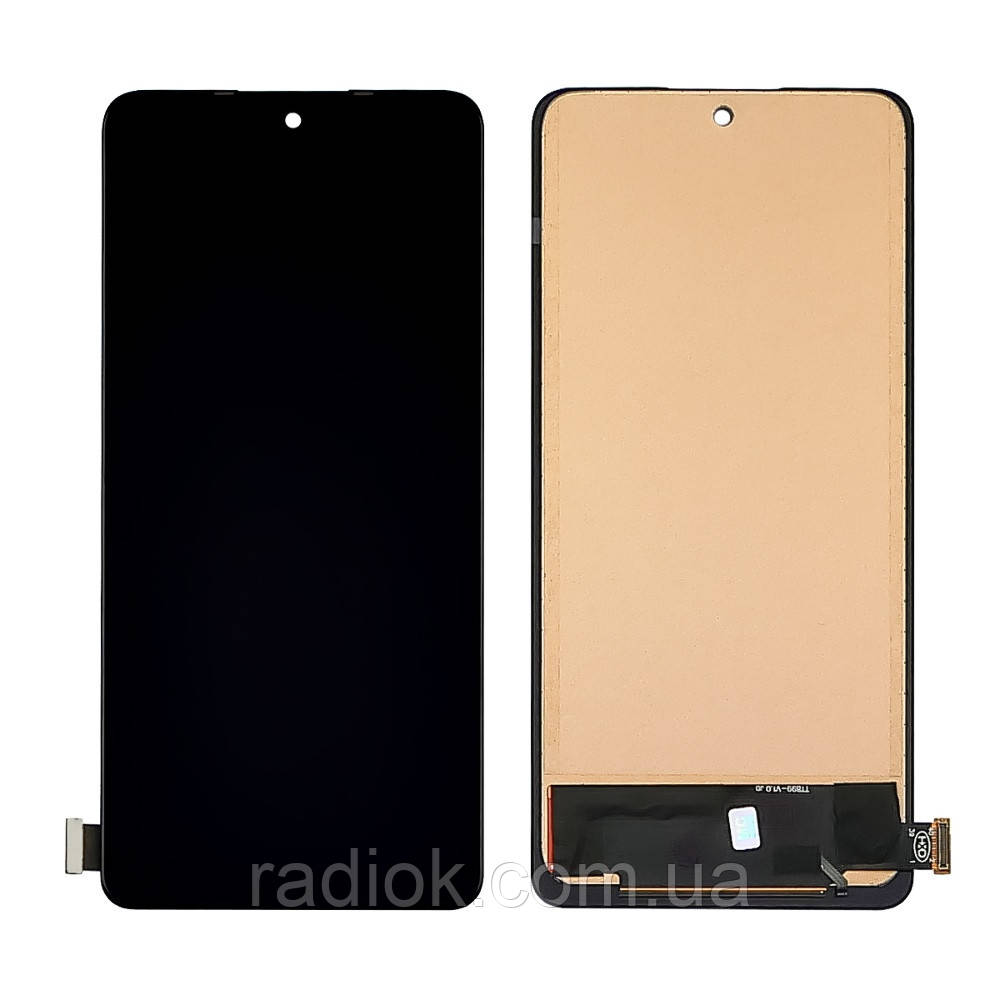 Дисплей для Xiaomi Redmi Note 10 Pro з чорним тачскрином IPS