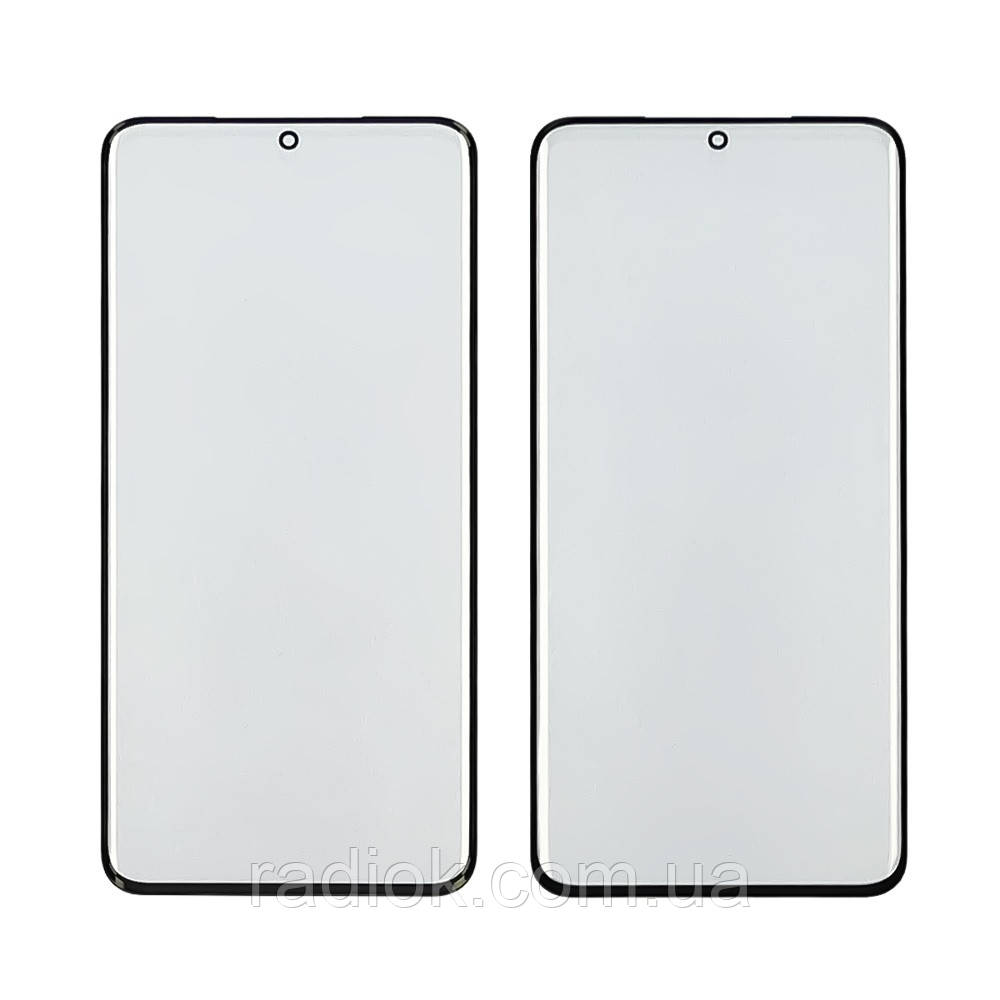 Скло тачскрину з OCA-плівкою для Samsung G980 Galaxy S20 5G чорне з олеофобним покриттям, загартоване, фото 1