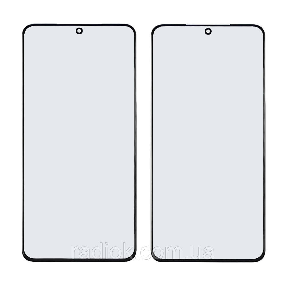 Скло тачскрину з OCA-плівкою для Samsung G990/G991 Galaxy S21 5G чорне з олеофобним покриттям, загартоване, фото 1