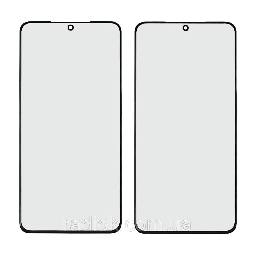 Скло тачскрину з OCA-плівкою для Samsung G996 Galaxy S21 Plus 5G чорне з олеофобним покриттям, загартоване, фото 1