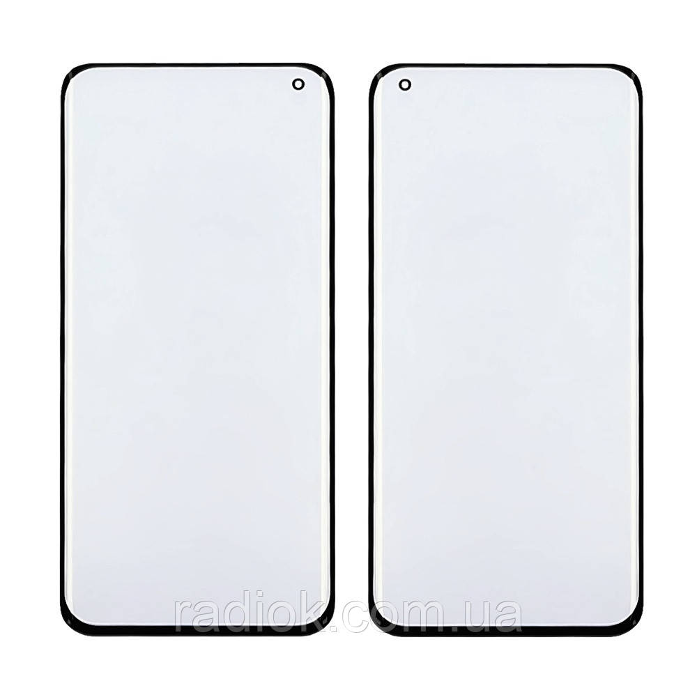 Скло тачскрину з OCA-плівкою для Xiaomi Mi 11/Mi 11 Pro/Mi 11 Ultra чорне з олеофобним покриттям,