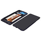 Дисплей для Samsung A125F Galaxy A12 з чорним тачскрином і корпусною рамкою, фото 3