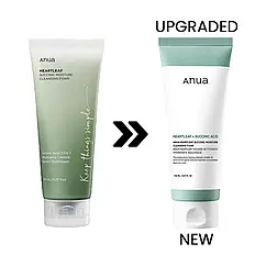 Заспокійлива пінка для вмивання Anua Heartleaf Succinic Moisture Cleansing Foam (New), 150 мл