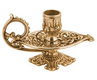Підсвічник "Аладдин" з латуні 13х8 см Stilars Італія 128