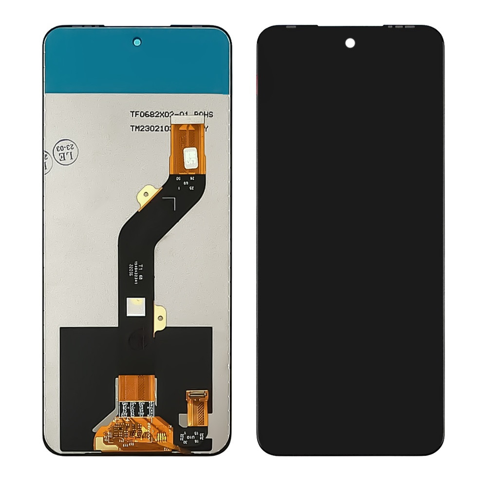 Дисплей для INFINIX Hot 12 Play (X6816D) з чорним тачскрином, фото 1