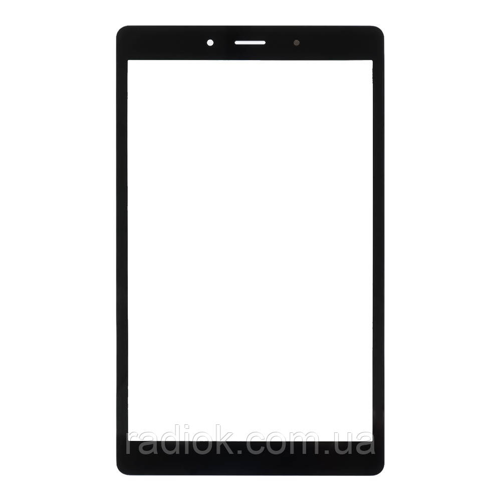 Скло тачскрина з OCA-плівкою для Samsung T295 Galaxy Tab A 8 (LTE) чорне, фото 1