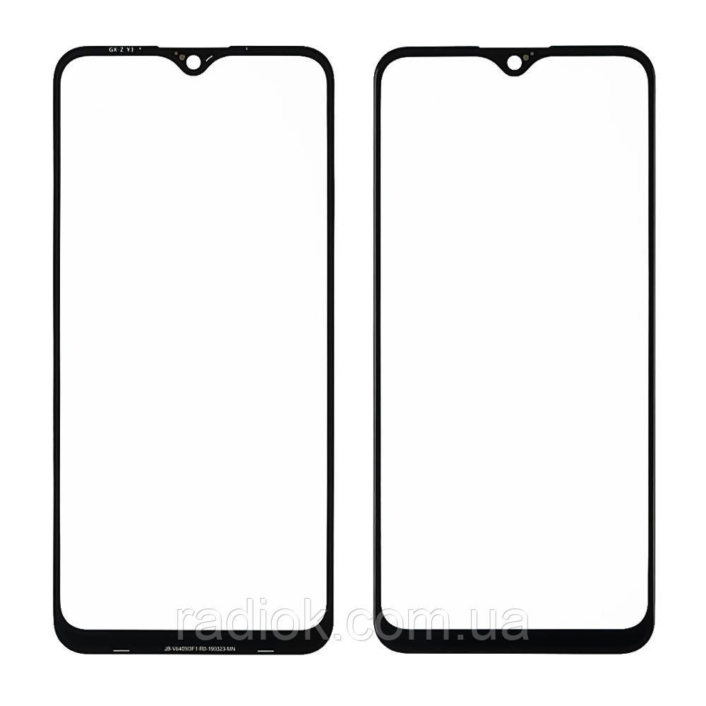 Скло тачскрина з OCA-плівкою для Vivo Y11/Y12/Y15 чорне з олеофобним покриттям, загартоване