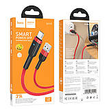 Кабель Hoco U117 з індикатором USB to Type-C 1.2m red, фото 4