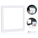 Світлодіодна панель Puluz PU5131W LED (30 х 30 х 0.9 см) біла, фото 3