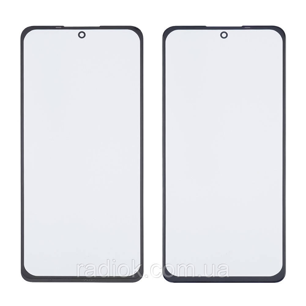 Скло тачскрину з OCA-плівкою для Xiaomi Redmi Note 11 Pro/11 Pro Plus (5G) чорне з олеофобним покриттям,