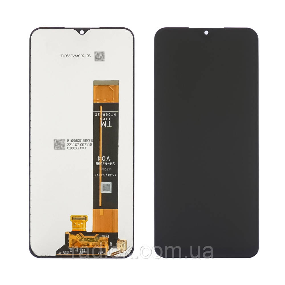 Дисплей для Samsung M135 Galaxy M13 (2022) з чорним тачскрином