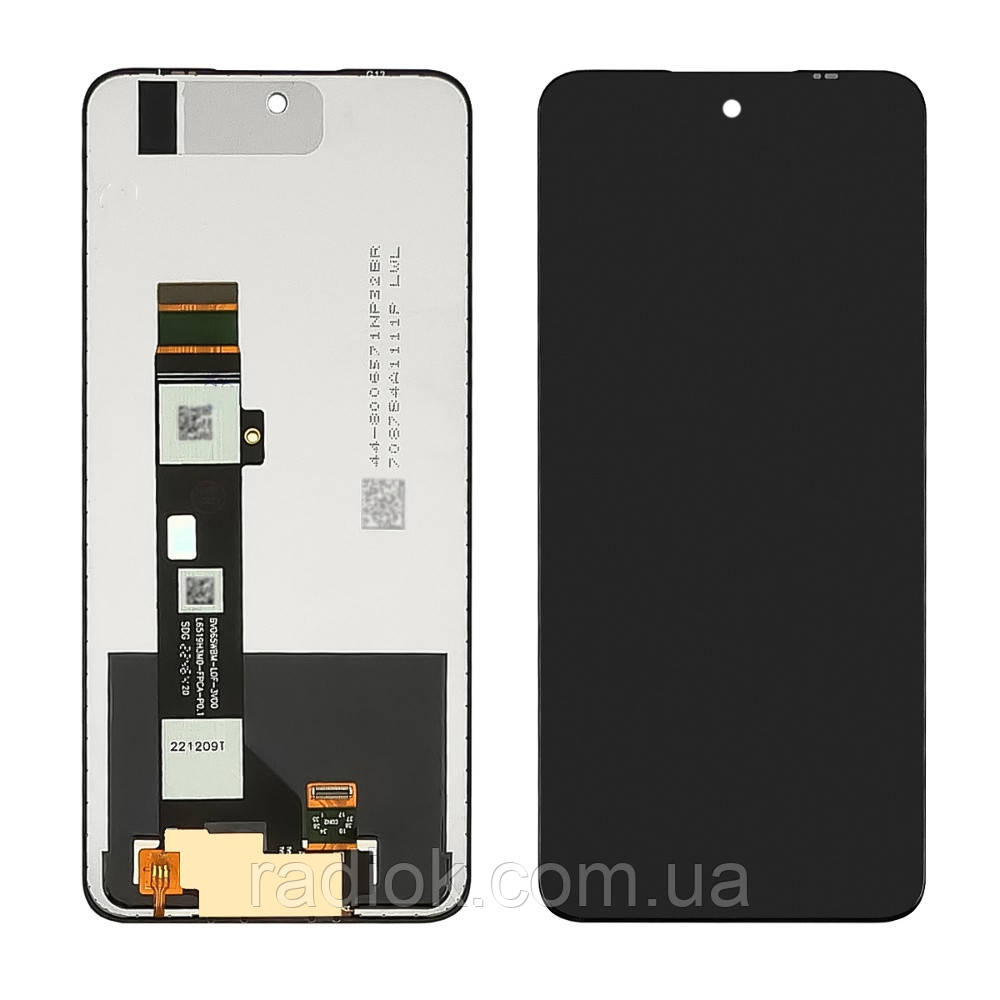 Дисплей для Motorola G13 з чорним тачскрином