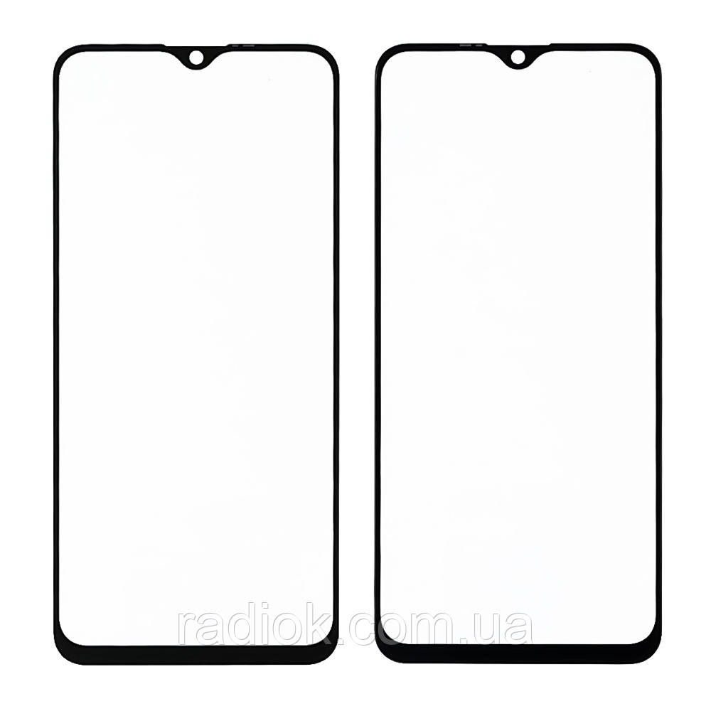 Скло тачскрину з OCA-плівкою для Vivo Y19/Y5s чорне з олеофобним покриттям, загартоване