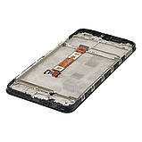 Дисплей для Oppo A17 з чорним тачскрином і корпусною рамкою, фото 3