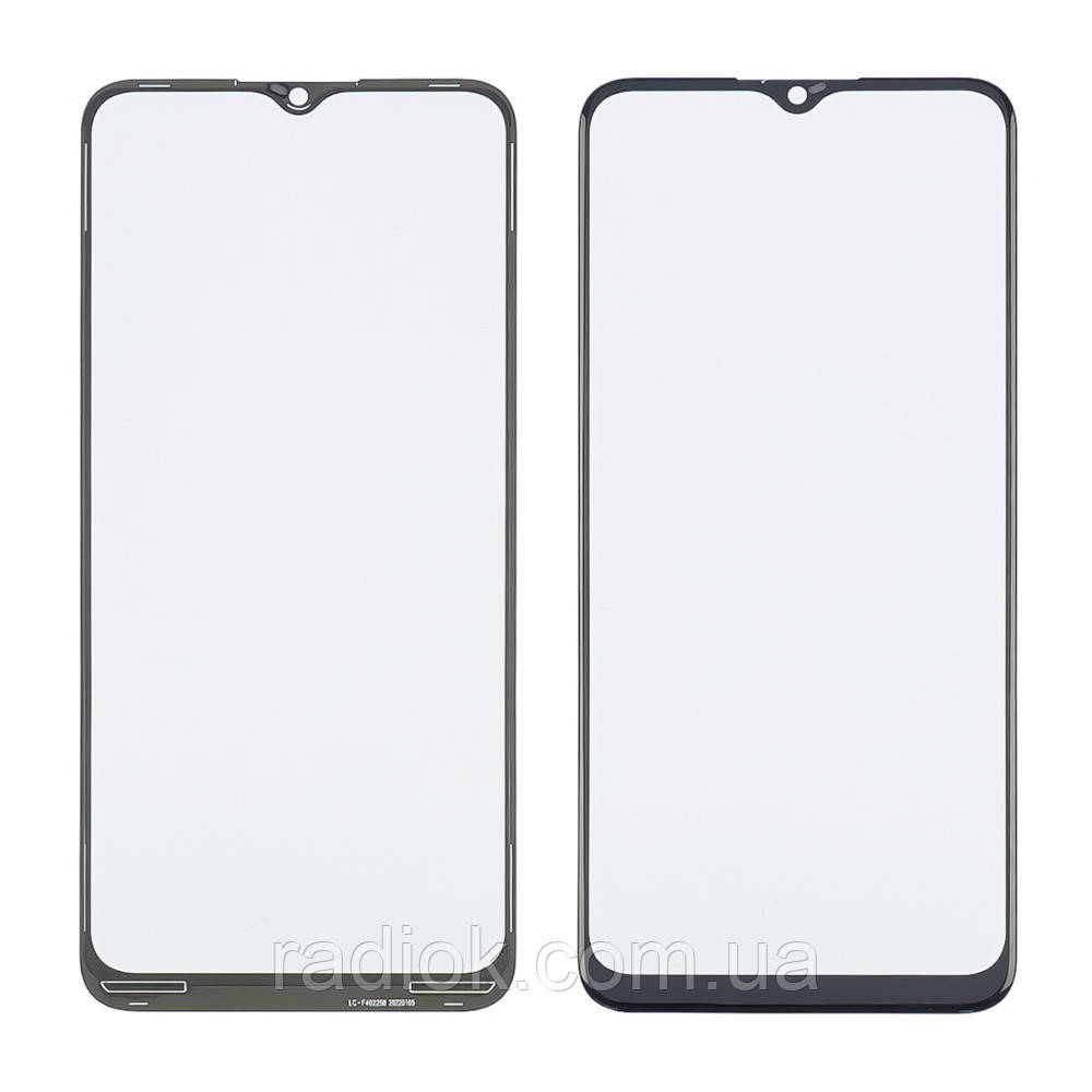 Скло тачскрину з OCA-плівкою для Samsung A035 Galaxy A03 чорне з олеофобним покриттям, загартоване, фото 1