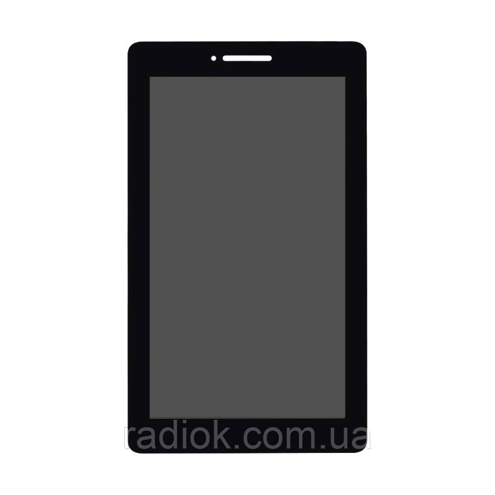 Дисплей для Lenovo Tab 7104F (ZA400002UA) з чорним тачскрином