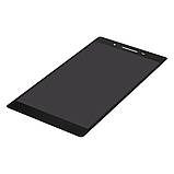 Дисплей для Lenovo Tab 7504X (ZA380016UA) з чорним тачскрином, фото 4