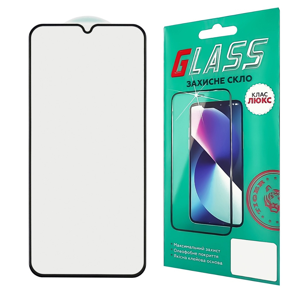 Захисне скло для Samsung A245/A256/A156 A24/A25/A15 (0.3 мм, 4D ARC чорне) Люкс, фото 1