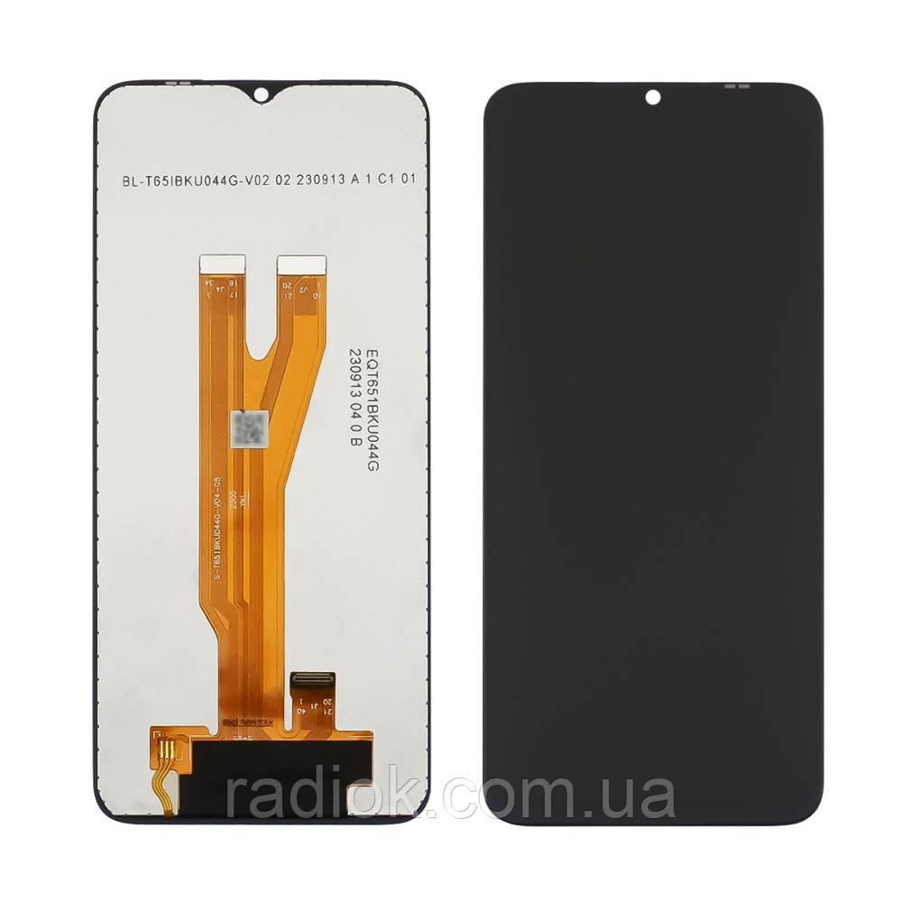 Дисплей для ZTE Blade A53 з чорним тачскрином