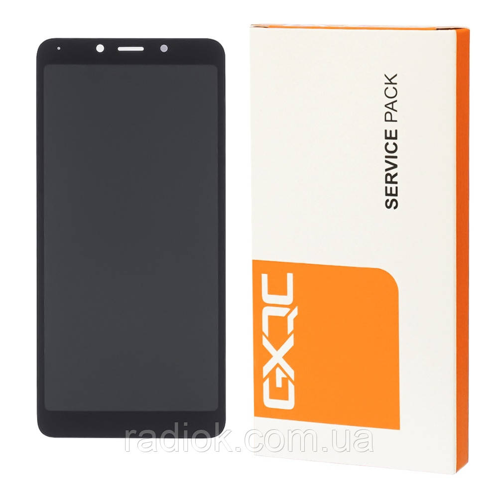 Дисплей для Xiaomi Redmi 6/6A з чорним тачскрином Service Pack