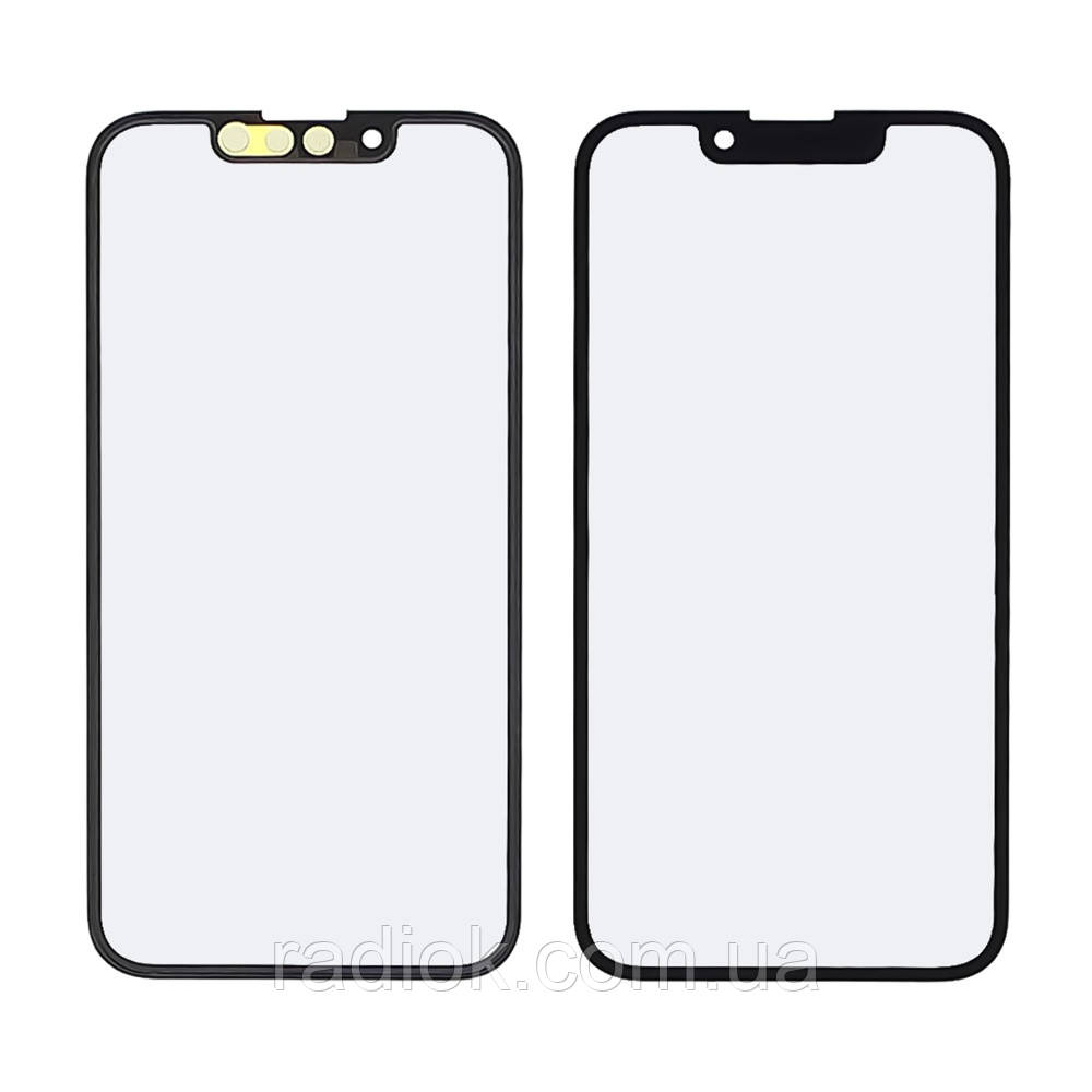 Скло тачскрину з OCA-плівкою Apple iPhone 13 Pro чорне з олеофобним покриттям, загартоване, фото 1
