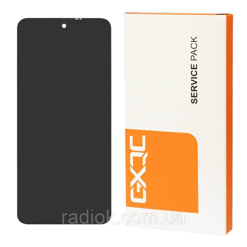 Дисплей для Xiaomi Redmi Note 9S/ Note 9 Pro/ Note 9 Pro Max з чорним тачскрином Service Pack