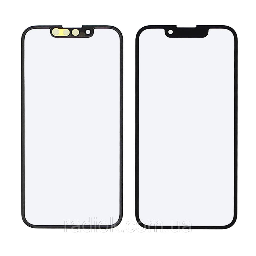 Скло тачскрину з OCA-плівкою Apple iPhone 13 чорне з олеофобним покриттям, загартоване, фото 1