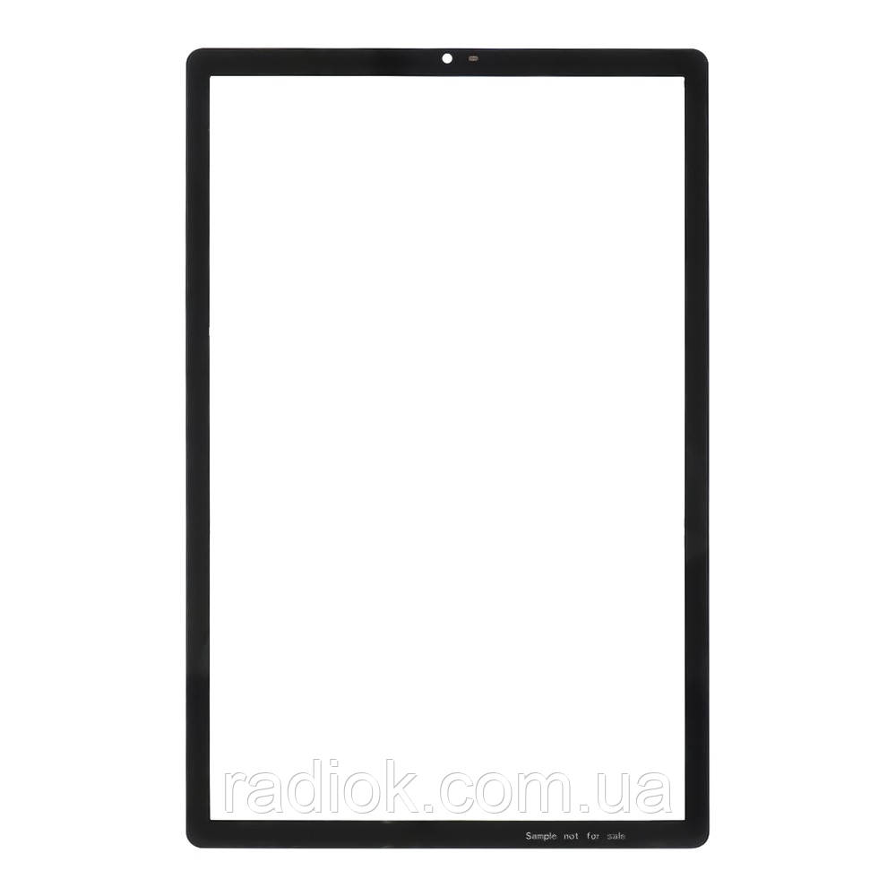 Скло тачскрину для Lenovo Tab M10 Plus (X606) чорне з олеофобним покриттям, загартоване, фото 1